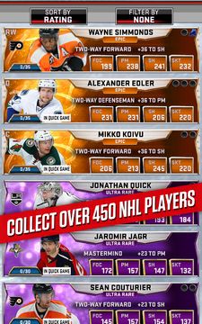 Cuplikan Layar Game NHL SuperCard