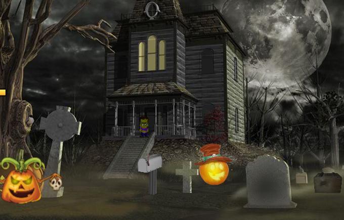 Escape Game-Halloween Cemetery screenshot game