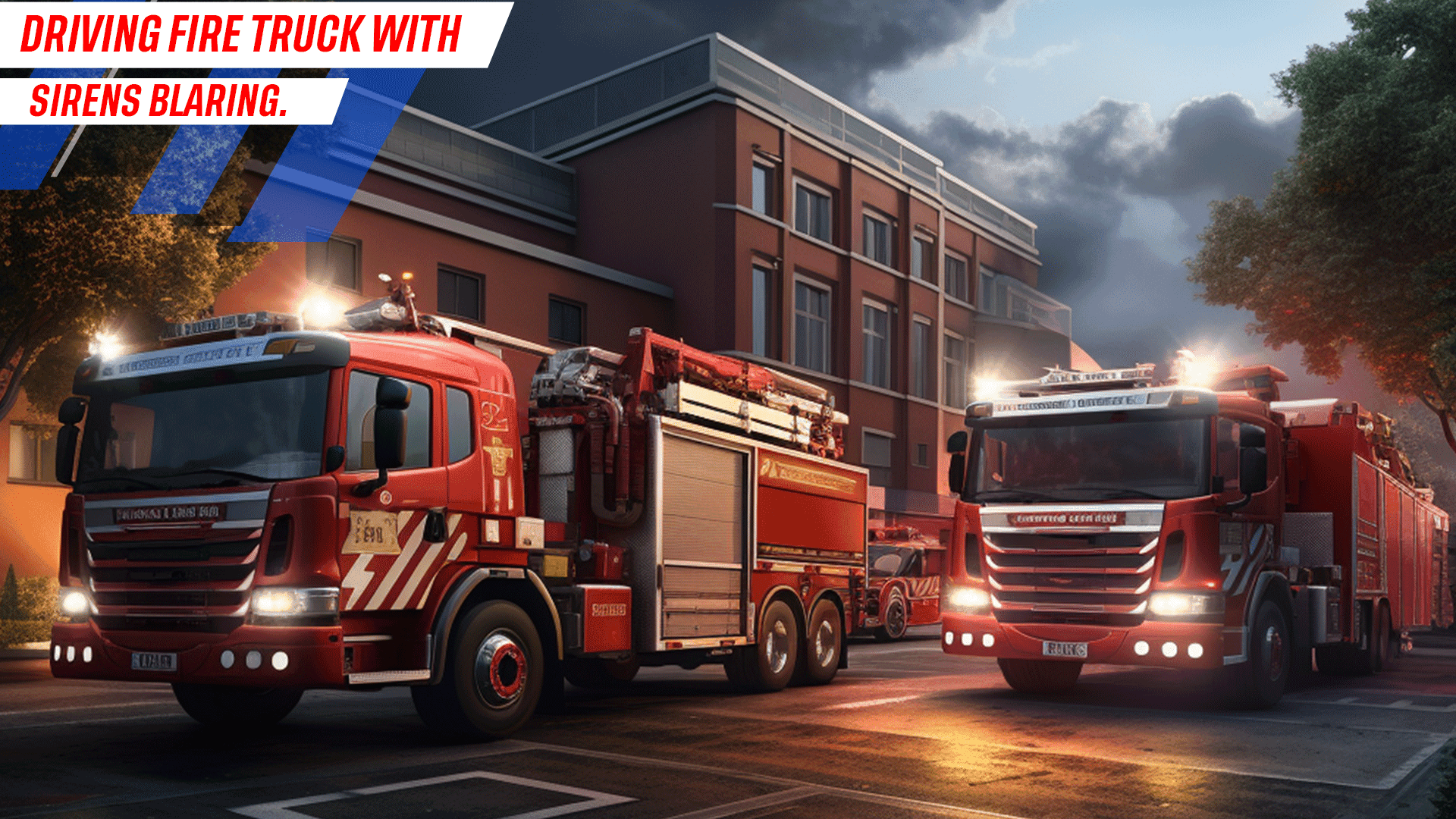 Screenshot of US Firefighter:Fire Truck Game