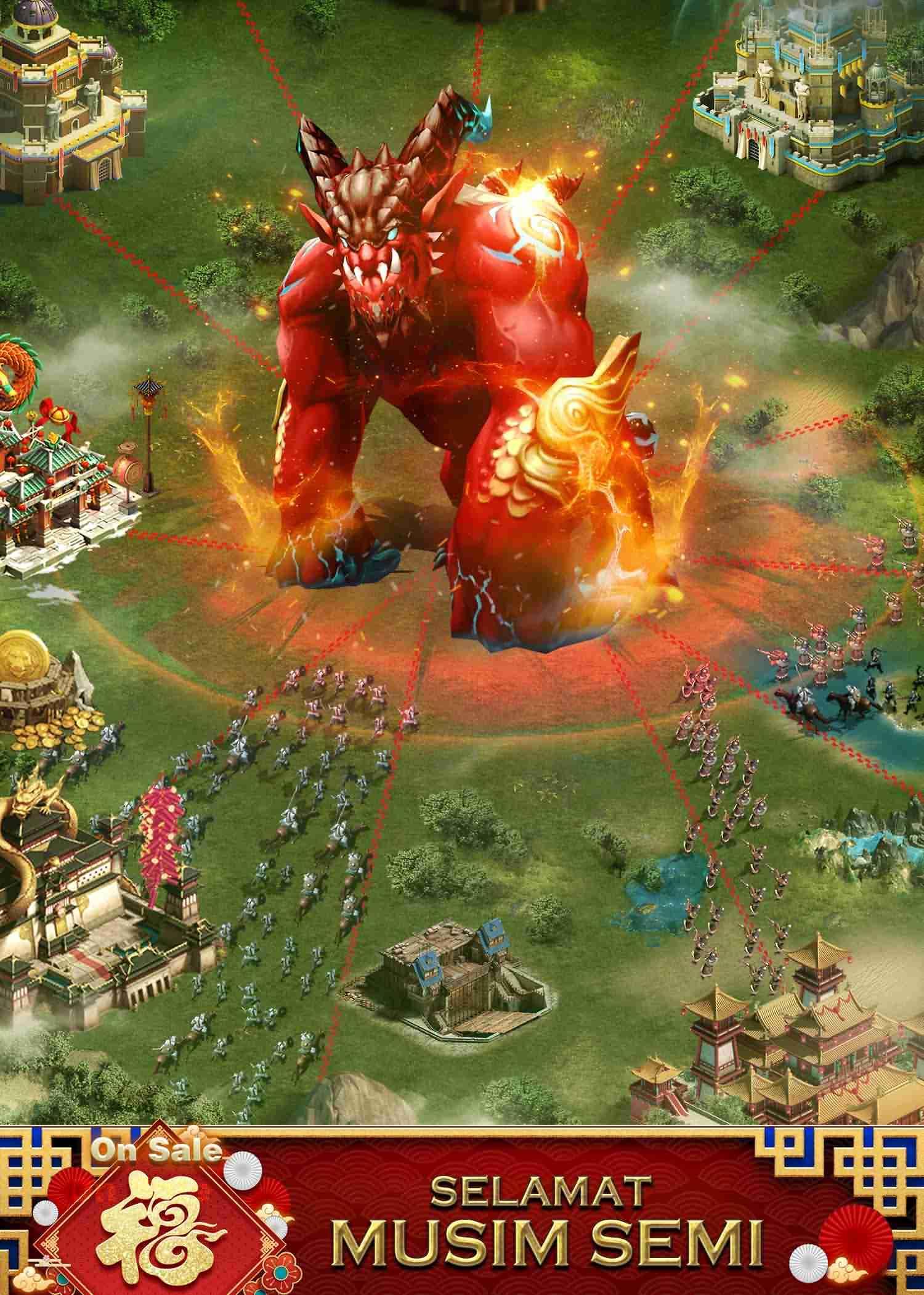 Cuplikan Layar Game Clash of Kings – Peradaban Bulan Sabit