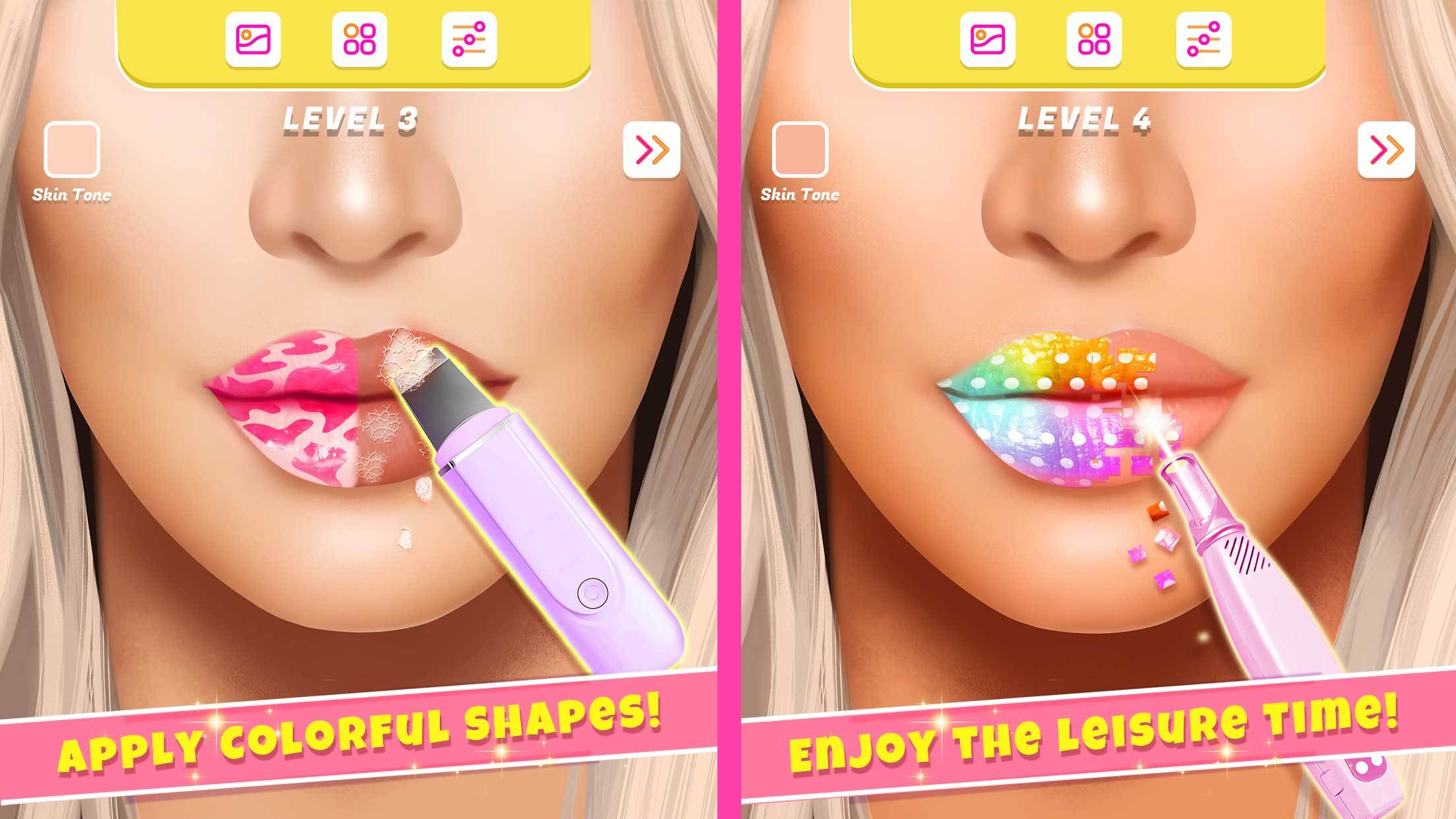 Lip Art Makeup Artist Games Game Screenshot