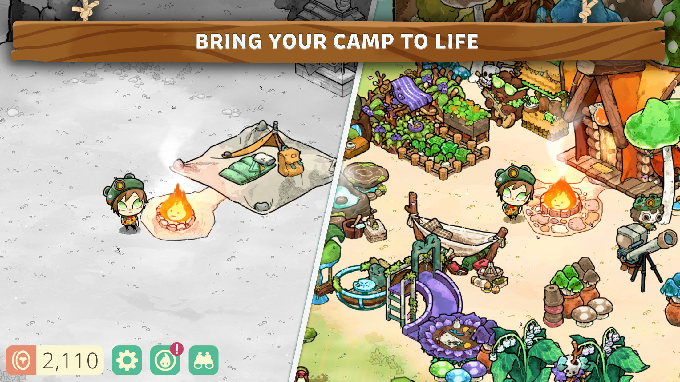 Cozy Grove: Camp Spirit ภาพหน้าจอเกม