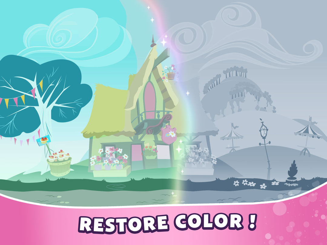 Screenshot of My Little Pony Rainbow Runners