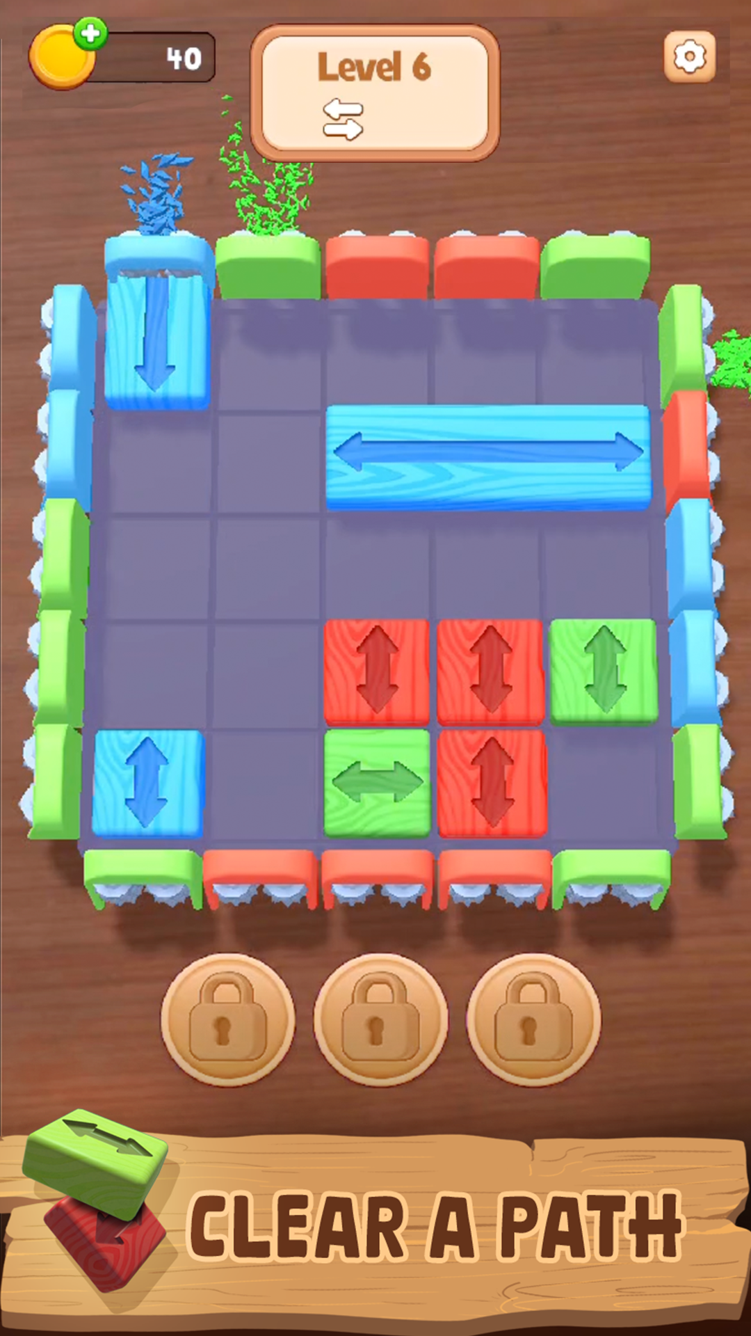 Lumber Jam Game Screenshot