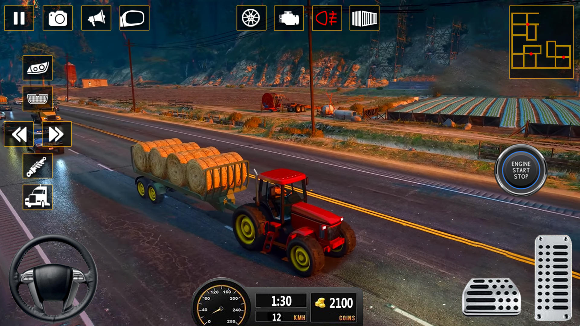 US Tractor Driving Games 3D Game Screenshot