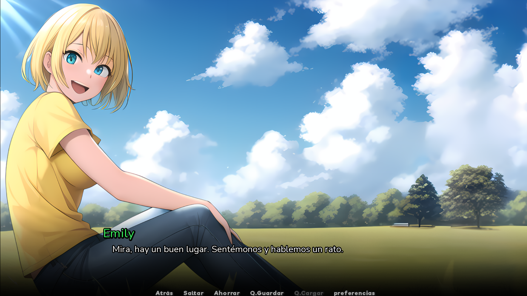 Screenshot of EMILY (Novela Visual +18)