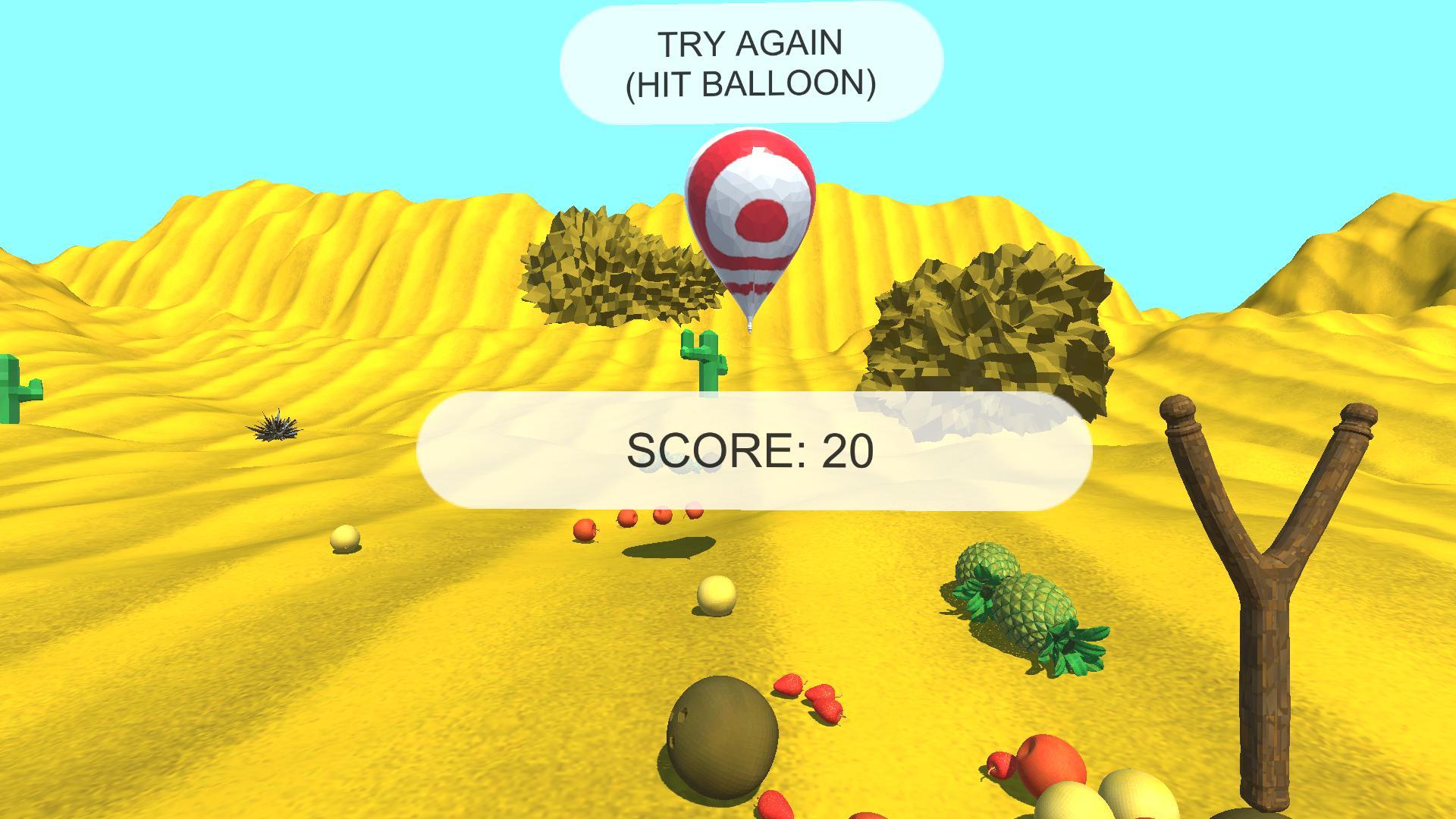 Balloon Defense VR Game Screenshot