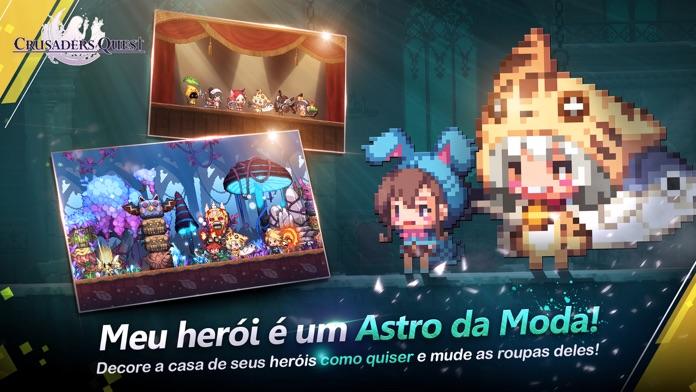 Captura de Tela do Jogo Crusaders Quest