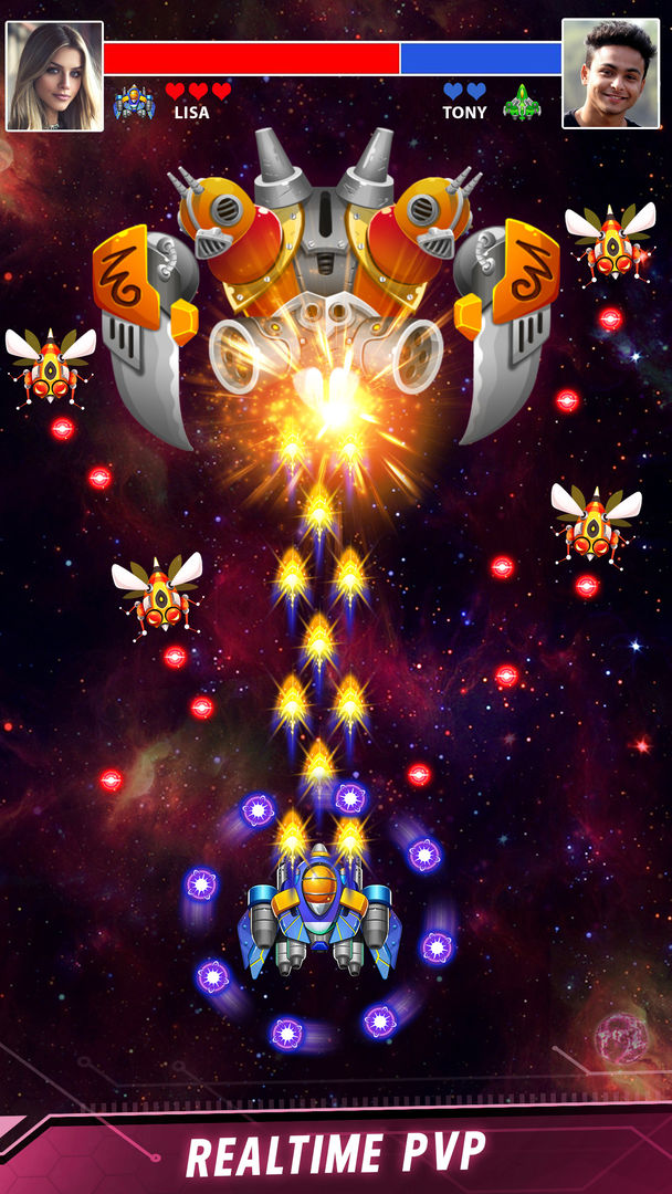 Space shooter - Galaxy attack ภาพหน้าจอเกม