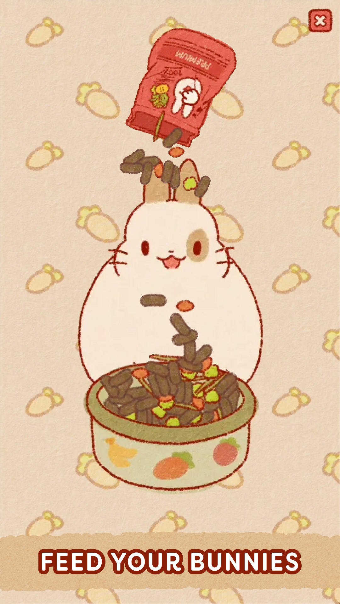 Usagi Shima: Cute Bunny Game ภาพหน้าจอเกม