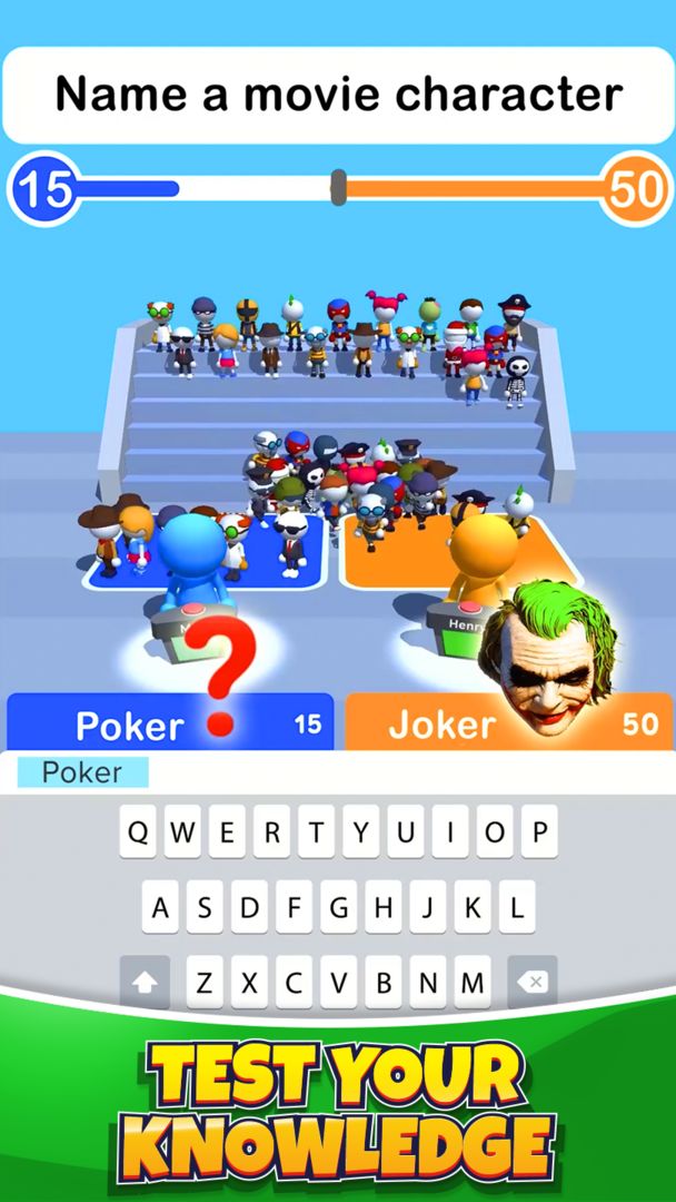 Screenshot of Guess Their Answer - IQ Games