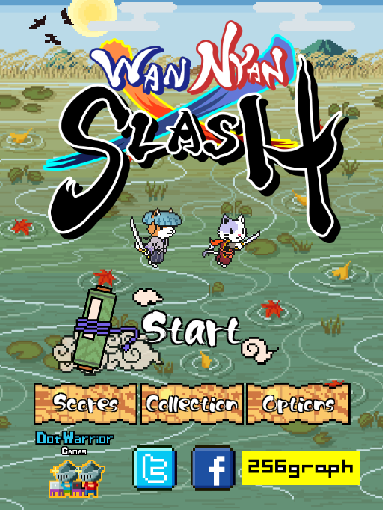Wan Nyan Slash Game Screenshot