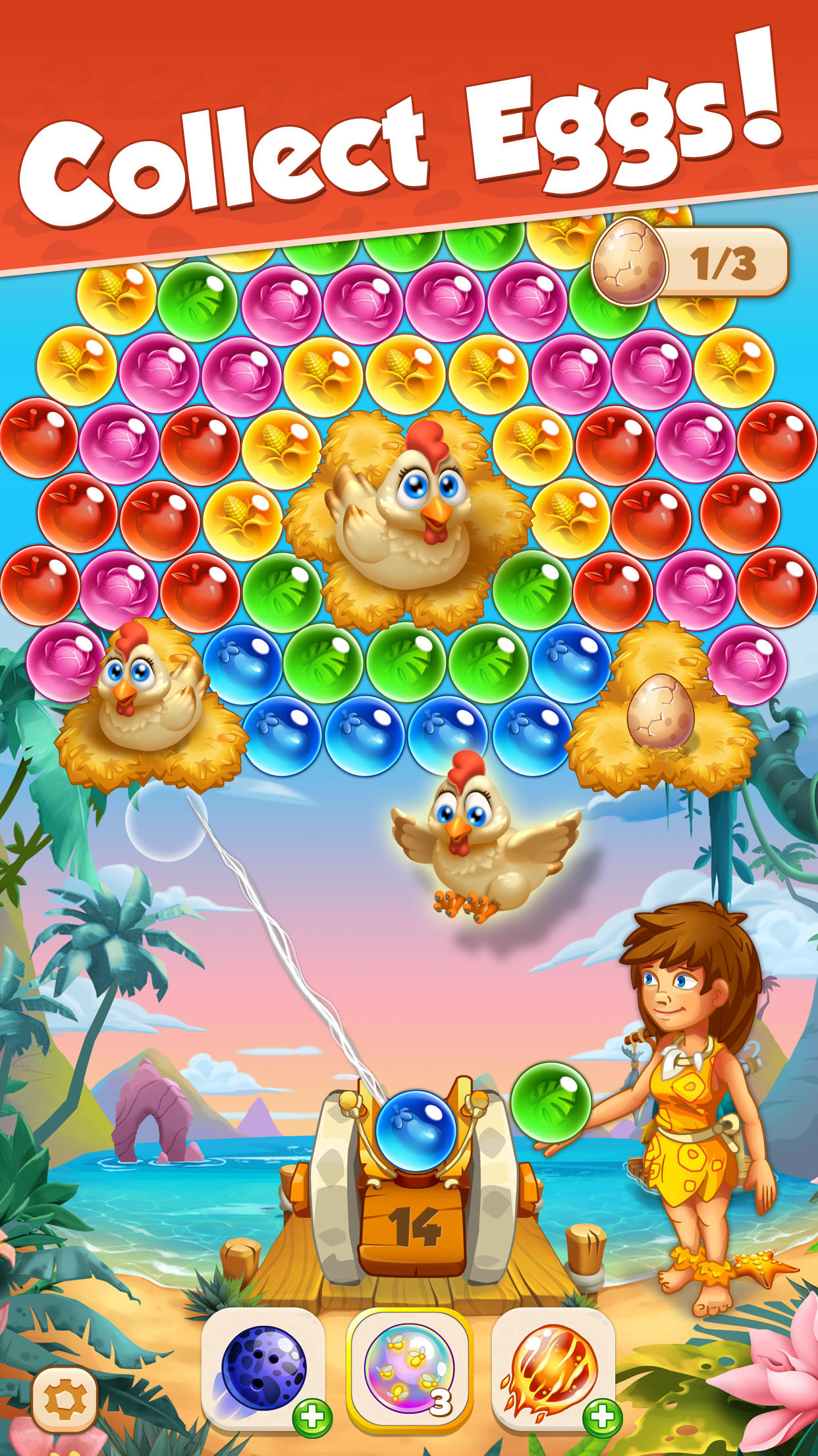 Cuplikan Layar Game Bubble Age Pop