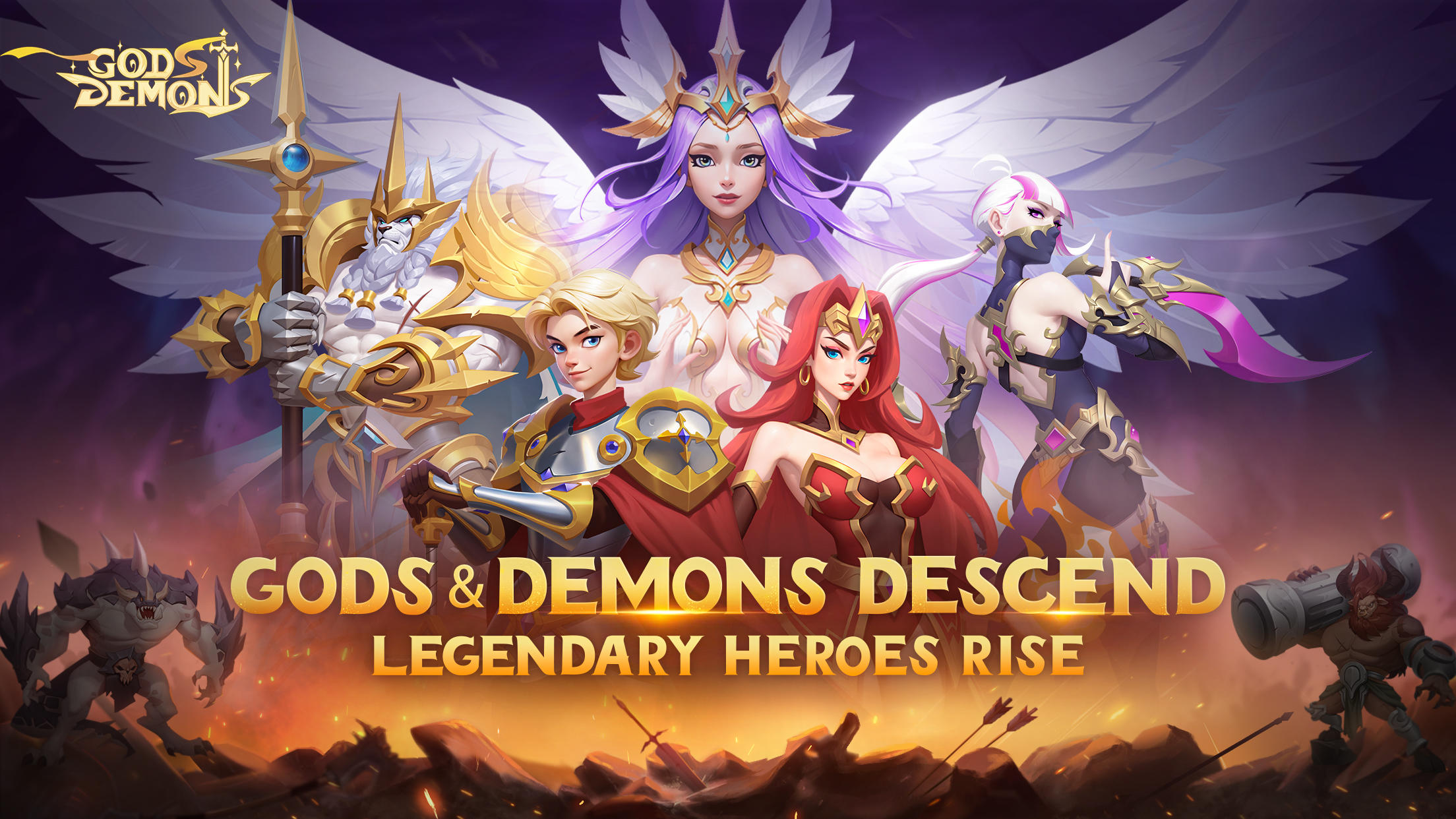 Captura de Tela do Jogo Gods and Demons - Idle RPG