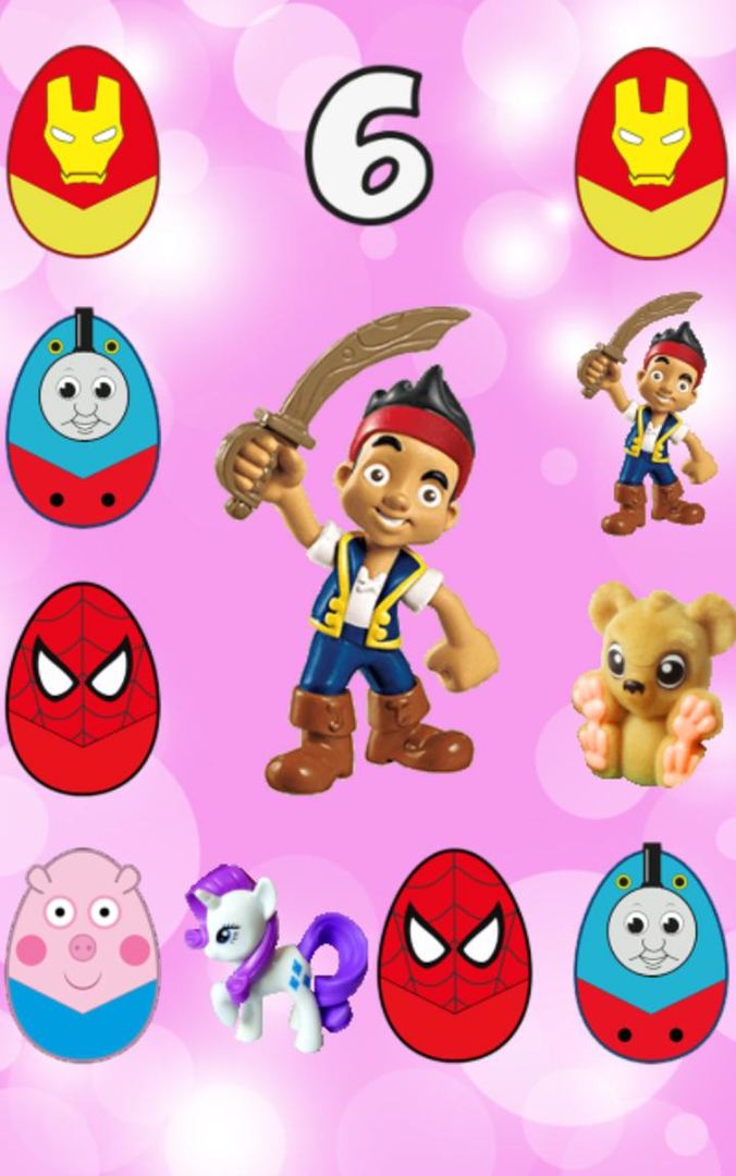 Screenshot of Surprise Eggs - Kids Game