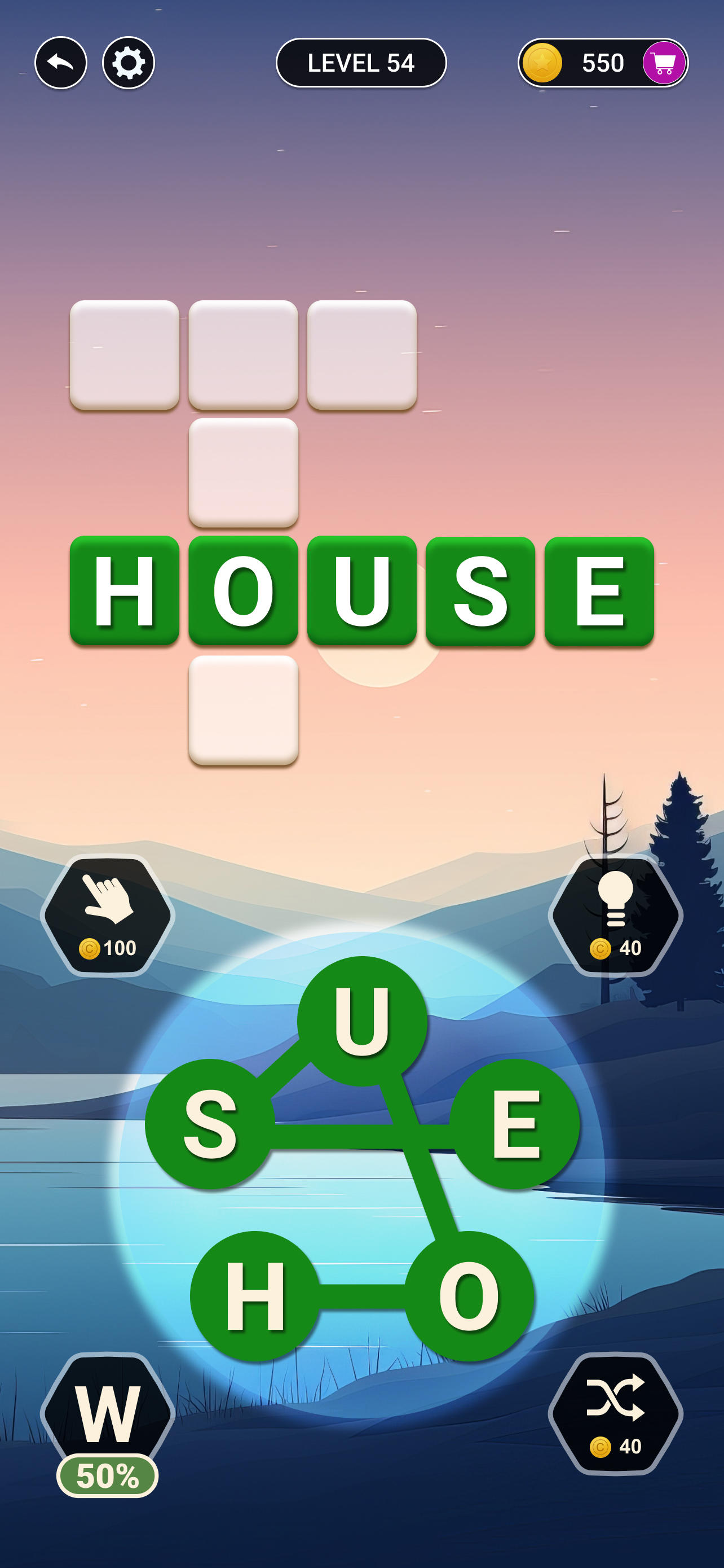 Crossword Jam Game Screenshot