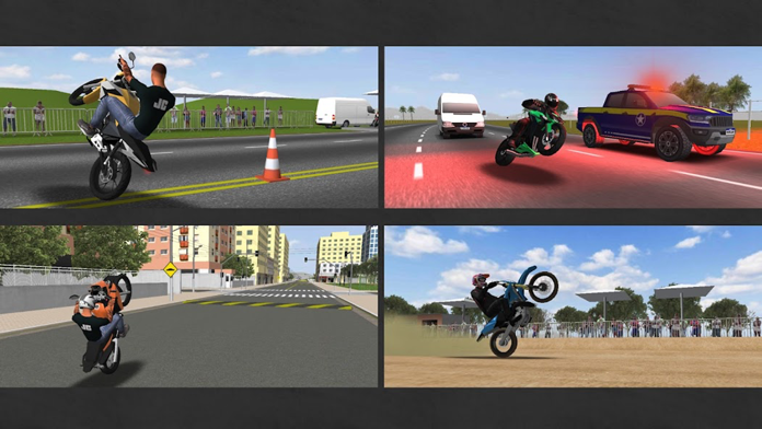 Screenshot 1 of Moto Wheelie 3D 