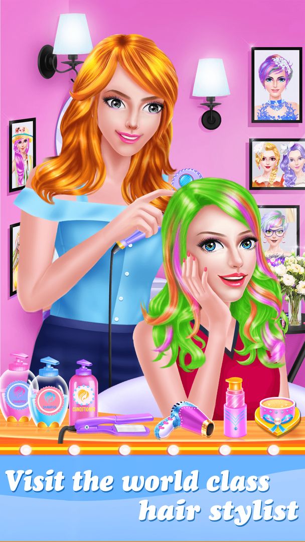 Hair Color Makerover Salon screenshot game