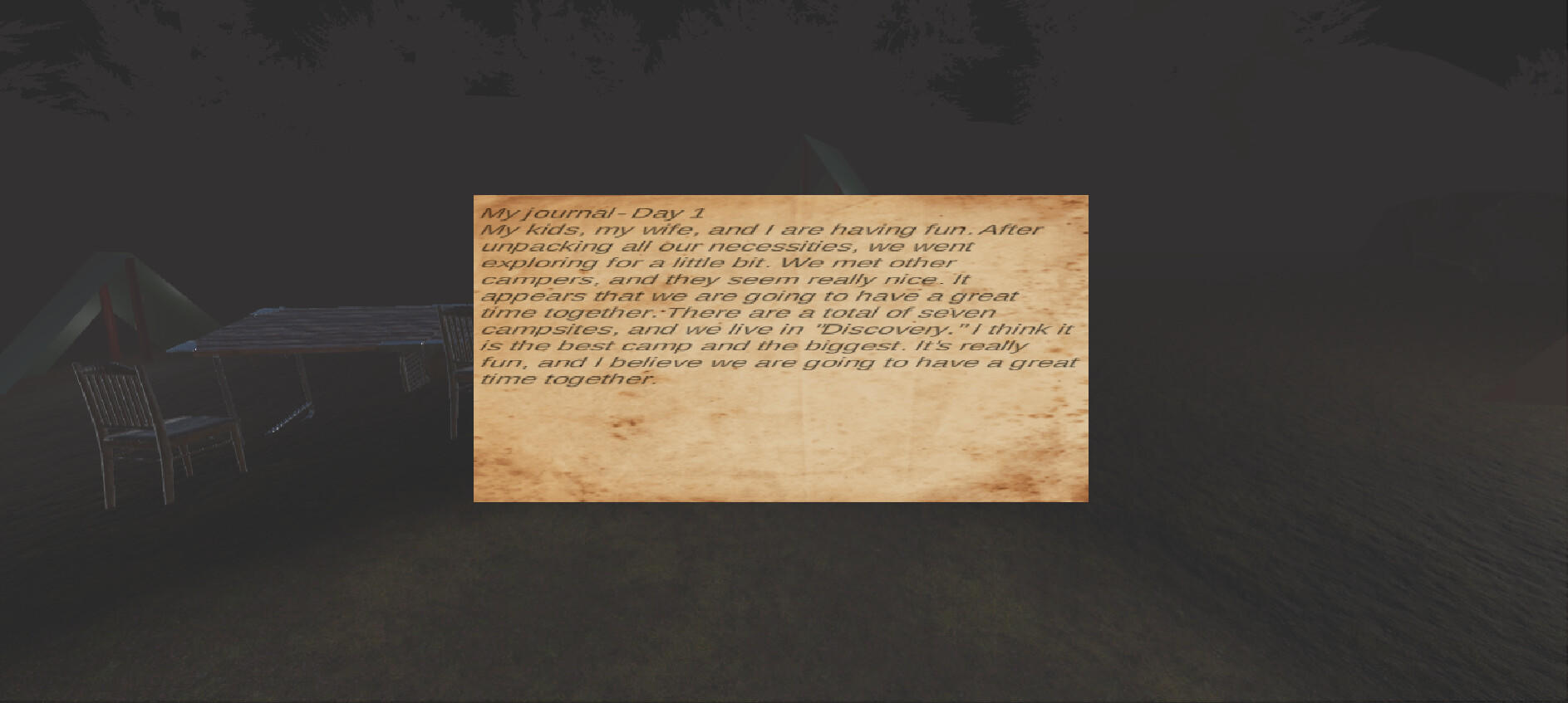 The Camp screenshot game