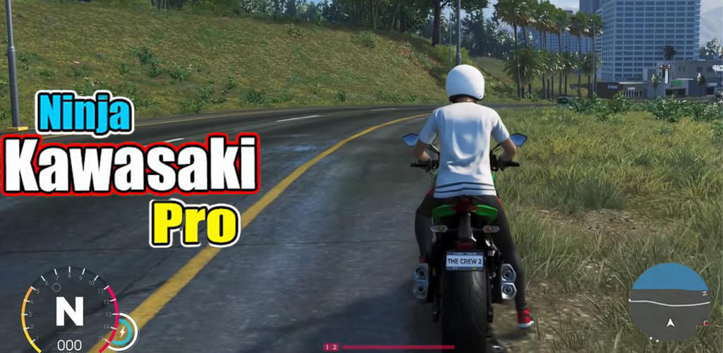 Banner of Kawasaki Ninja H2R 3D Games 