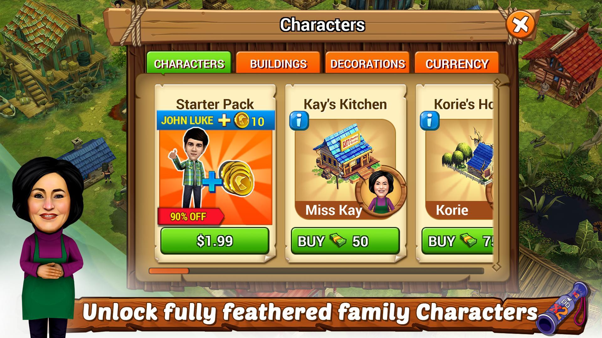 Duck Dynasty ® Family Empire ゲームのスクリーンショット