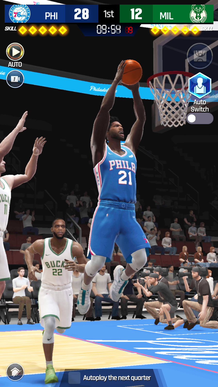 Cuplikan Layar Game NBA NOW 22