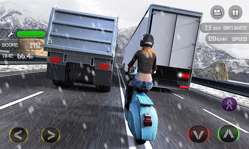 Race the Traffic Moto screenshot game