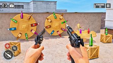 Offline Bottle Shooting Games Game Screenshot