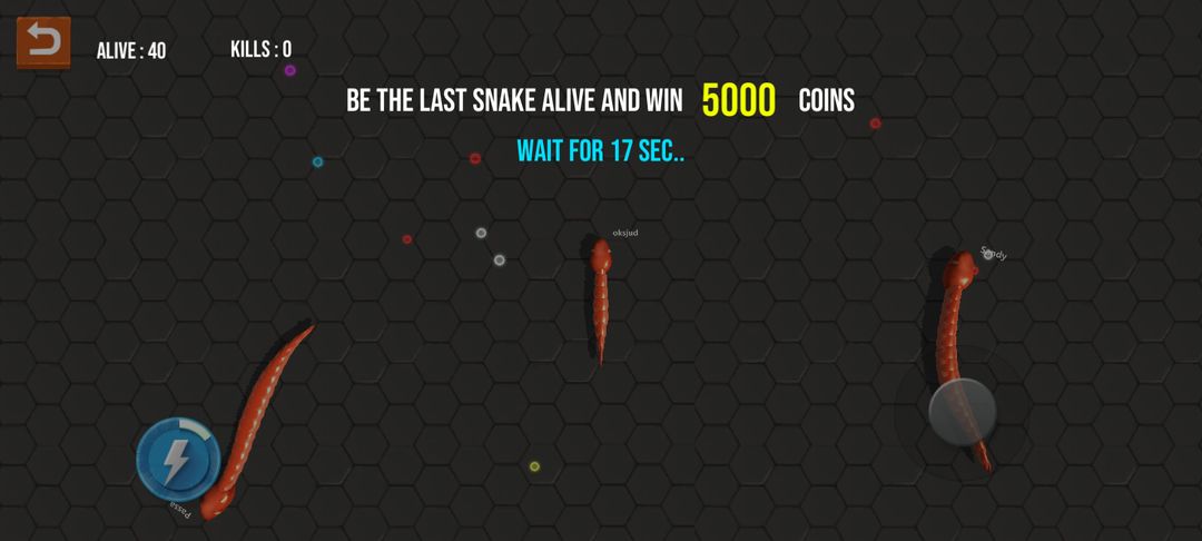 Snake 2022 Online Snake Battle ภาพหน้าจอเกม