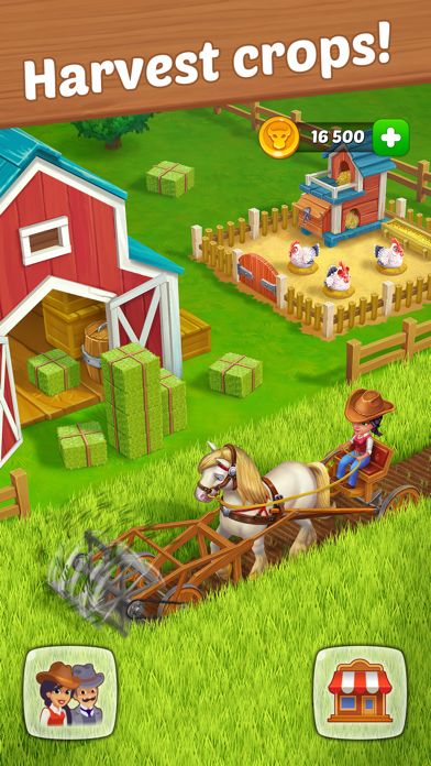 Screenshot of Wild West: Farm Town Build