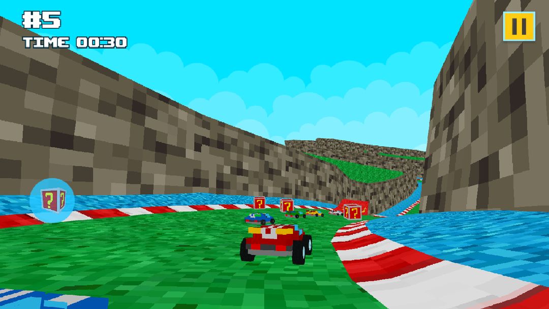 Blocky Fast Fury screenshot game