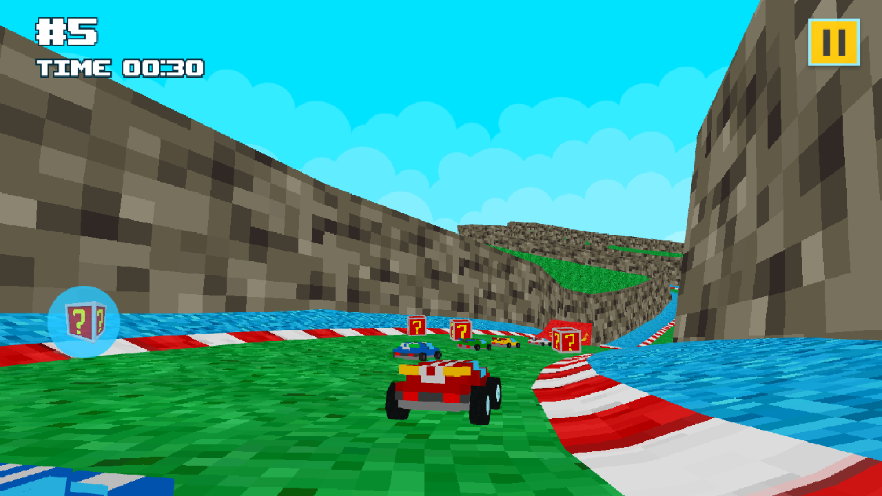 Blocky Fast Fury Game Screenshot