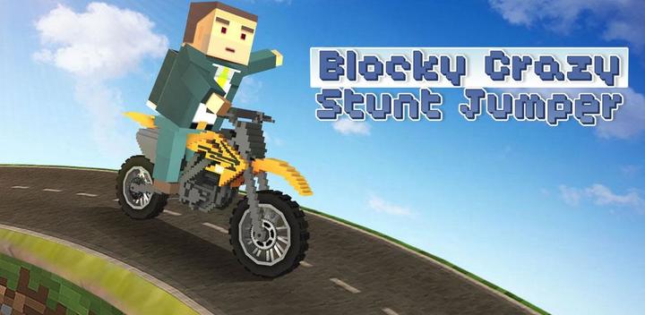 Banner of Blocky Crazy Stunt Jumper 1.5