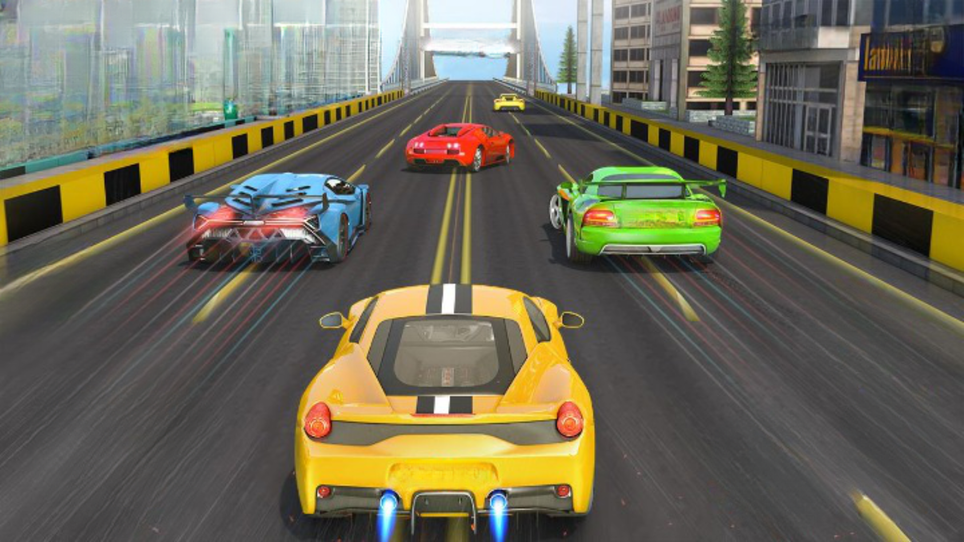 Turbo Speed Car Racer Game Screenshot