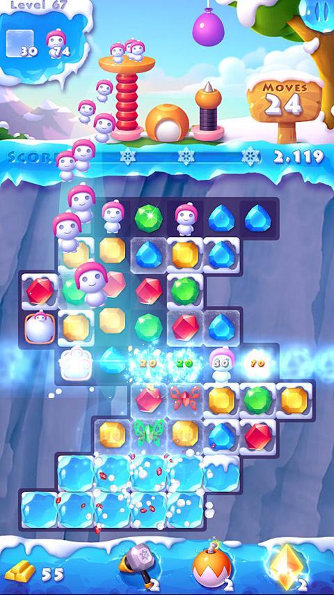 Cuplikan Layar Game Ice Crush 2