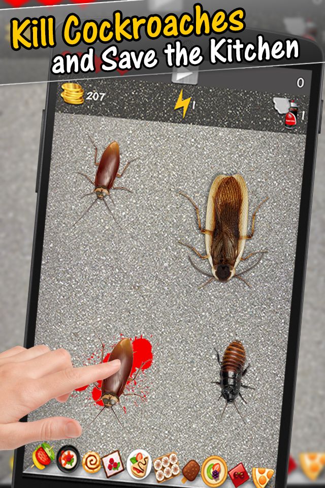 Screenshot of Smash Cockroaches