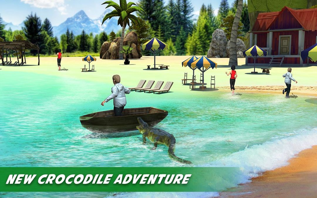 Crocodile Attack - Animal Simulator 게임 스크린 샷