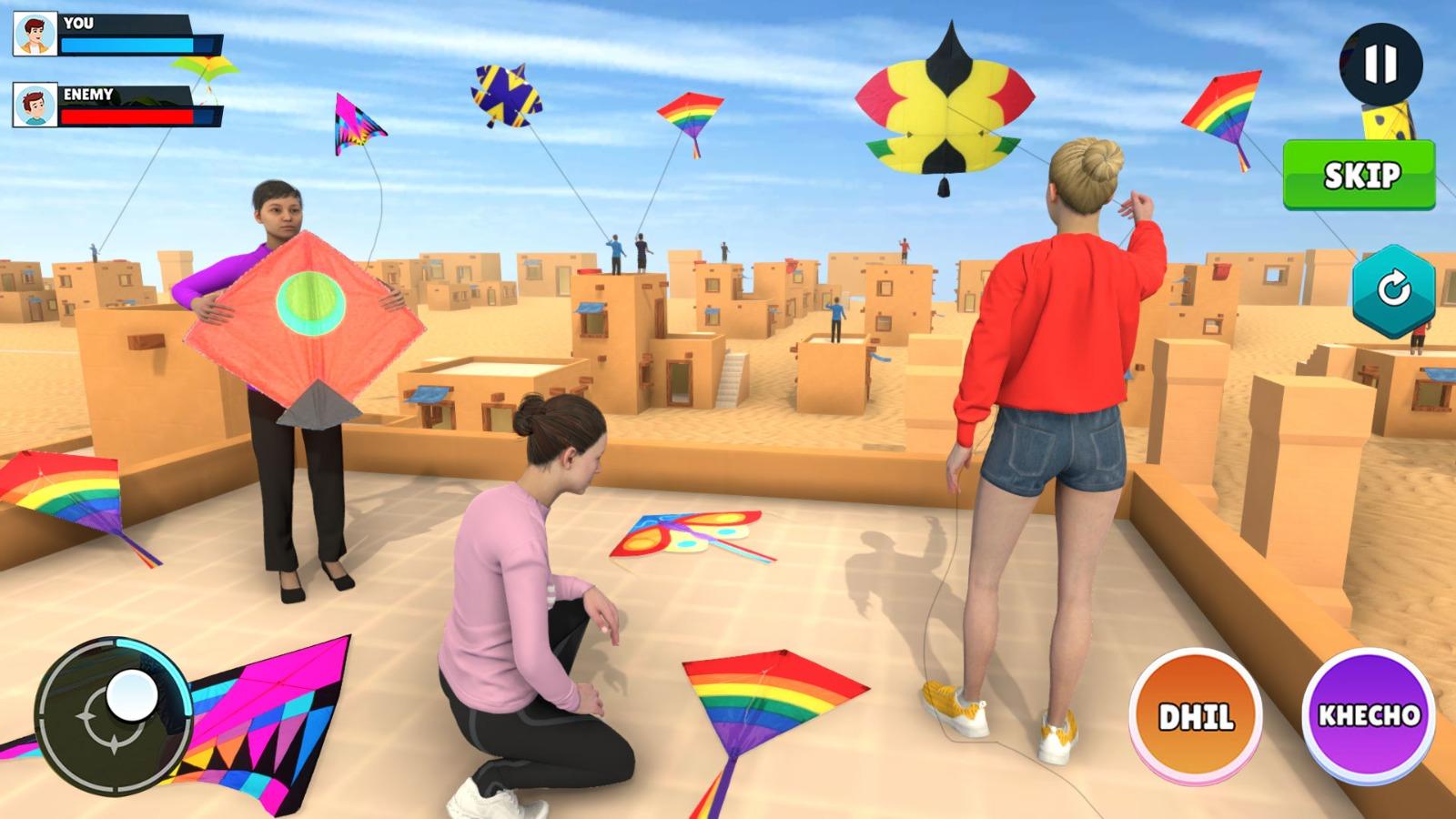 Screenshot of Kite Flying Basant Kite Games