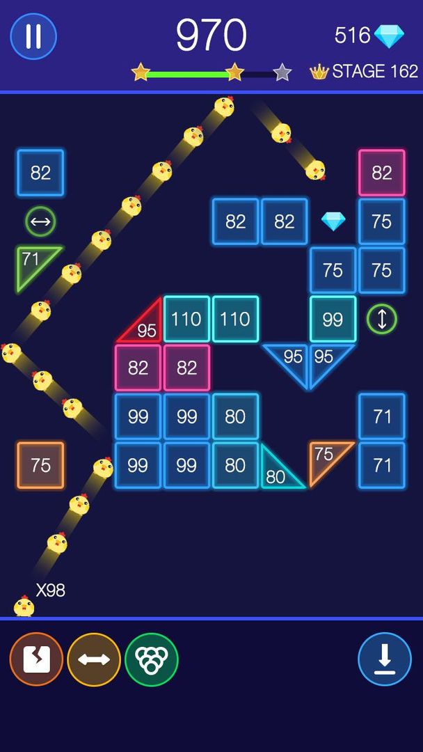 Bricks Breaker - Glow Balls screenshot game
