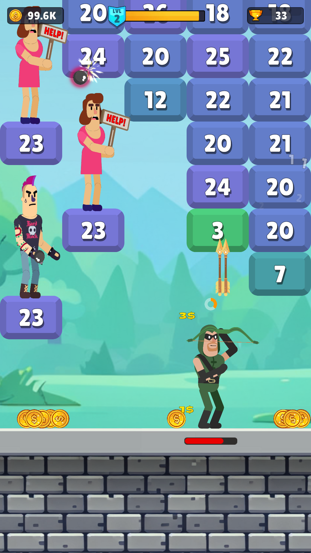 Superhero Blast Game Screenshot