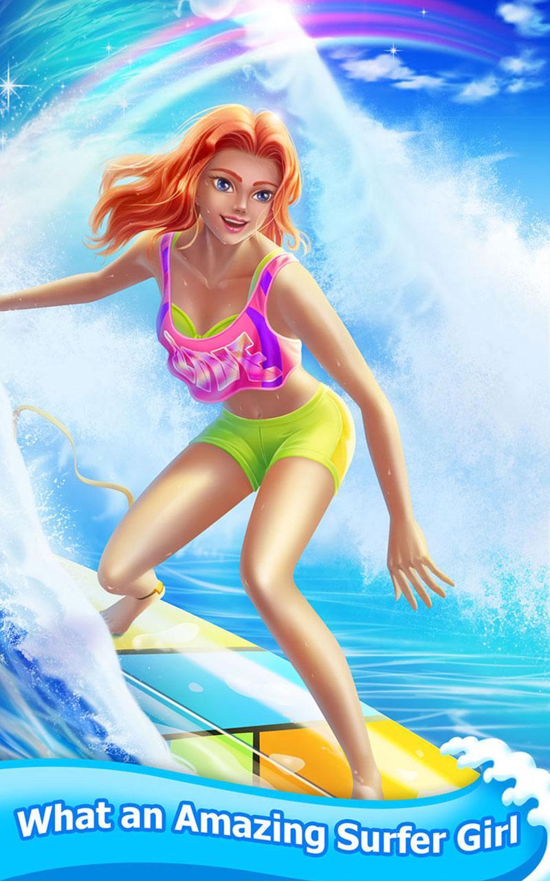 Summer Girls Surfing SPA Salon Game Screenshot