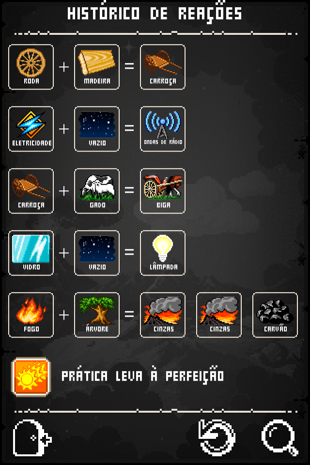 Captura de Tela do Jogo Doodle God: 8-bit Mania Blitz