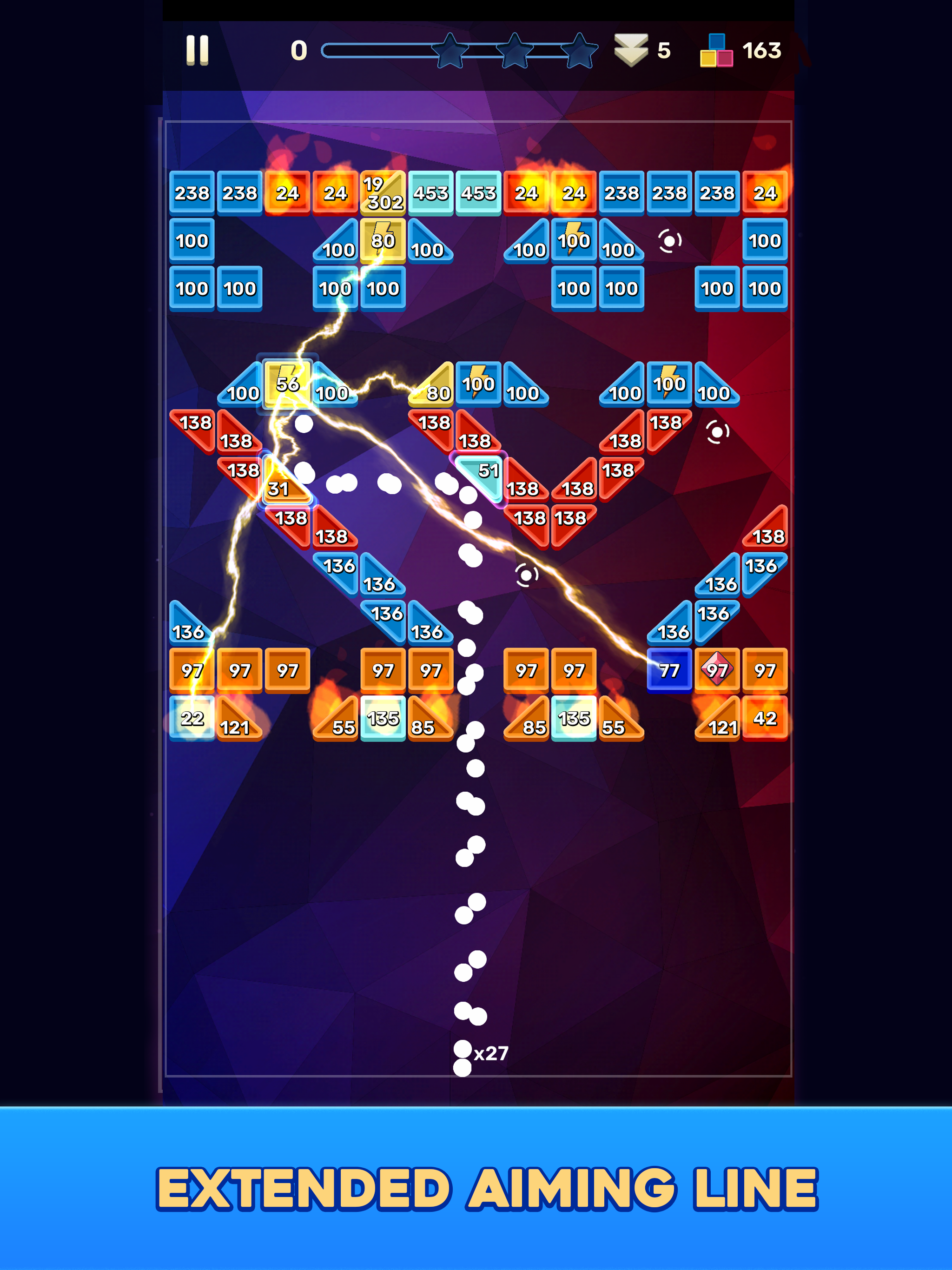 Screenshot of Brick Breaker: Journeys