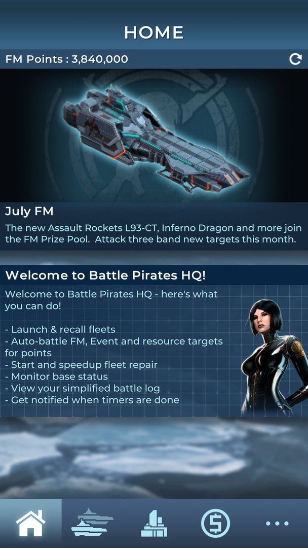 Screenshot of Battles Pirates: HQ