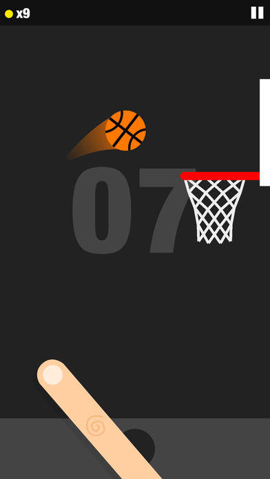 Flick Dunk Game Screenshot