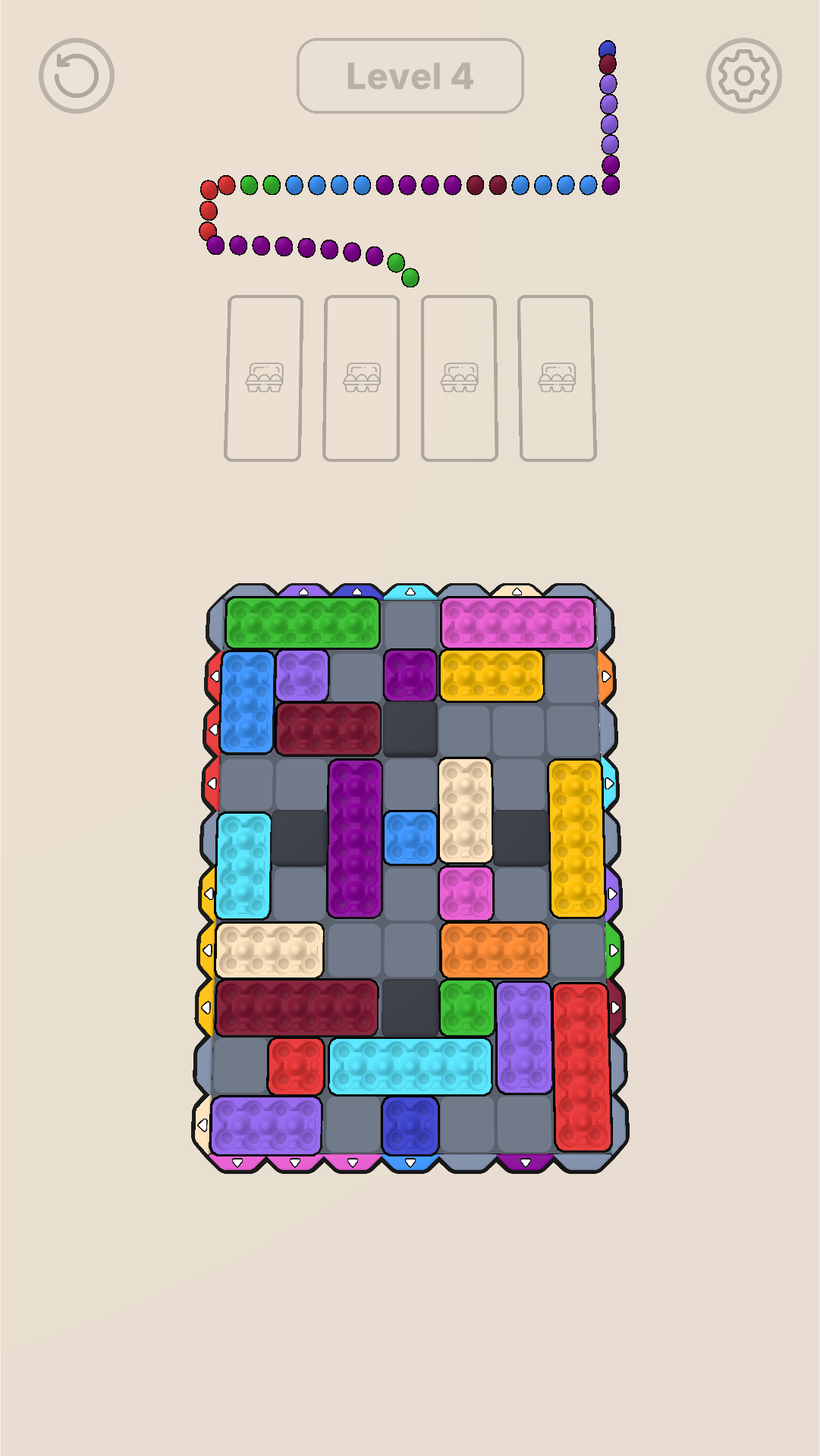 Egg Box Jam Game Screenshot