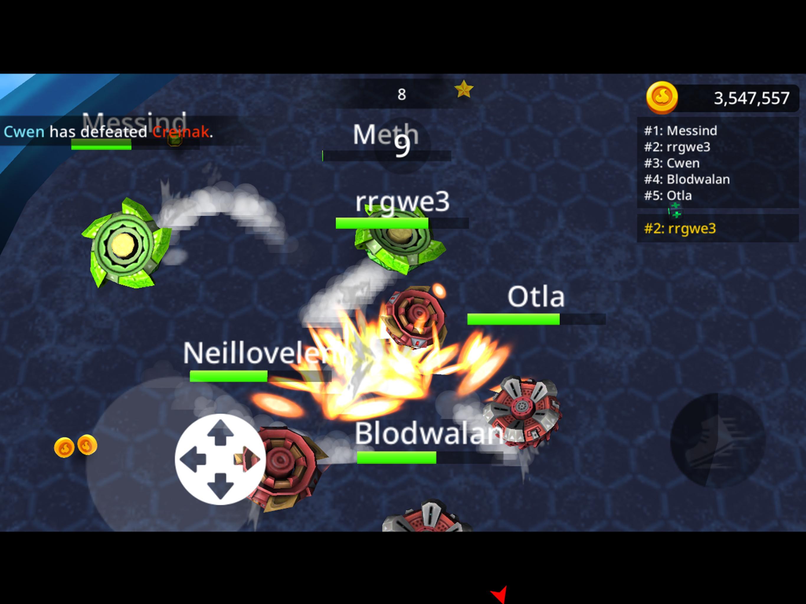Spin Blade Battle .io - Burst God Stars Multiplay Game Screenshot