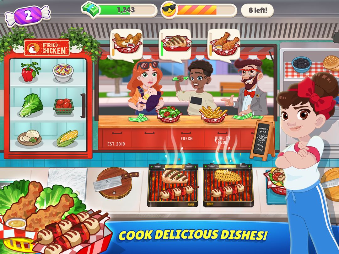 Screenshot of Kitchen Scramble 2: World Cook