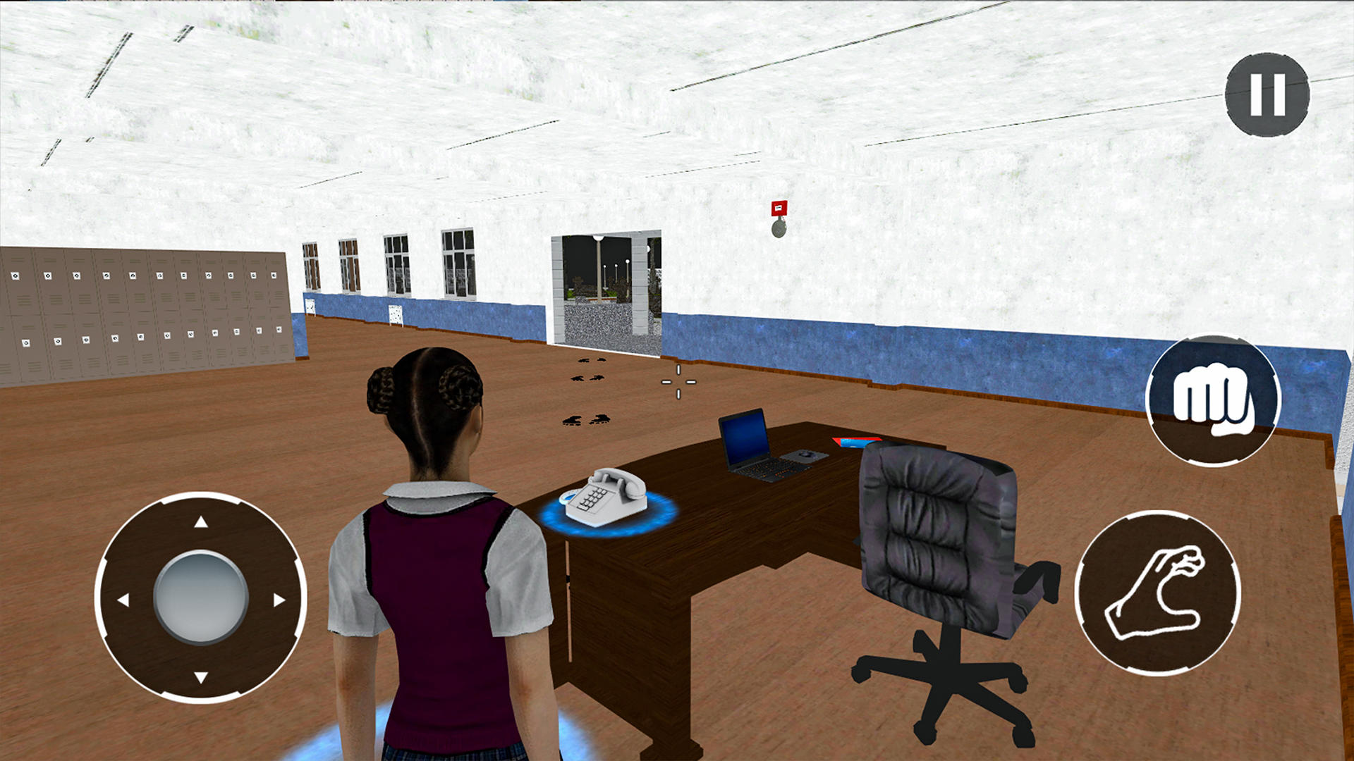 Scary Bad Teacher 3D Girl Game Game Screenshot