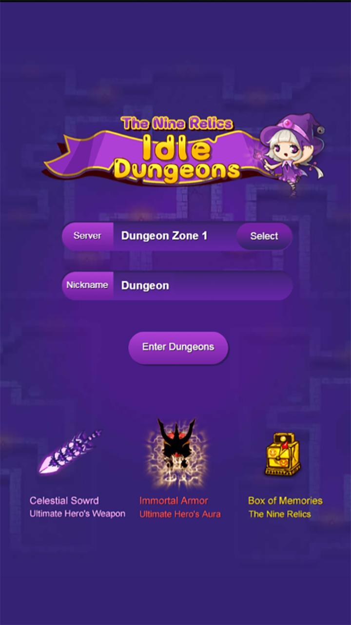 Скриншот игры Idle Dungeons